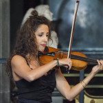 Zara Benyounes on violin Zara Benyounes on violin