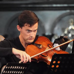 Stephen Upshaw on viola Stephen Upshaw on viola