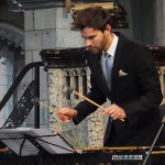 Lewis Wright on the vibraphone Lewis Wright on the vibraphone